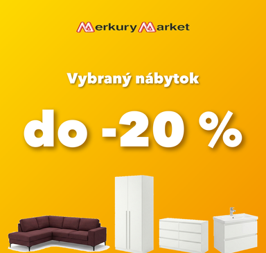 Merkury Market - Vybraný nábytok do -20 %