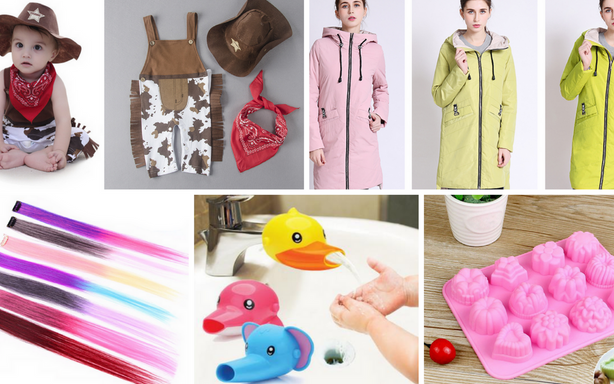 AliExpress tipy - kostým kovboje, clip-in vlasy, parka