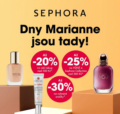 Sephora - Dny Marianne slevy až 30 %