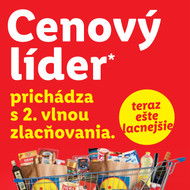 Lidl - Cenový líder zlacňuje
