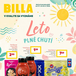 Billa - Katalóg Leto plné chutí
