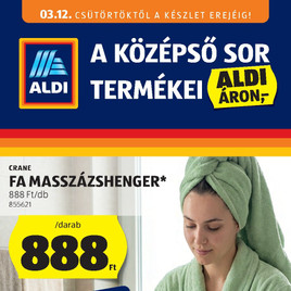 Aldi - Középső sor termékei
