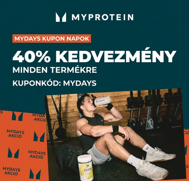 MyProtein - 40% kedvezmény
