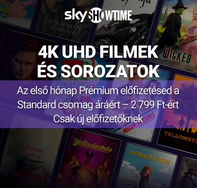 SkyShowtime - Prémium 2 799 Ft az első hónapban