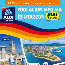 Aldi - ALDI Utazás katalógus - 30. hét / 2026.07.23.