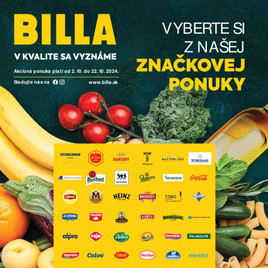 Billa - Značková ponuka