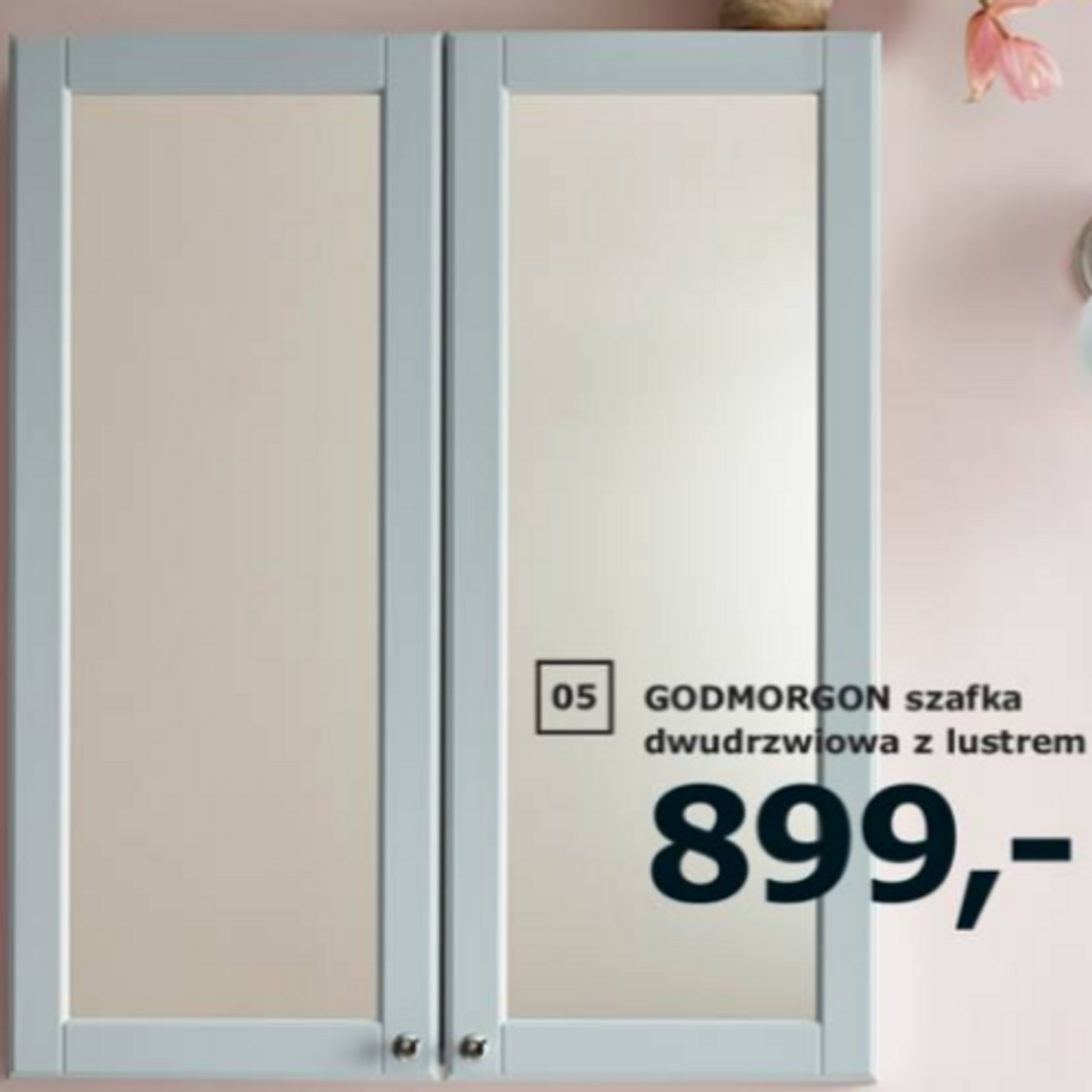 Ikea katalog - szafka z lustrem