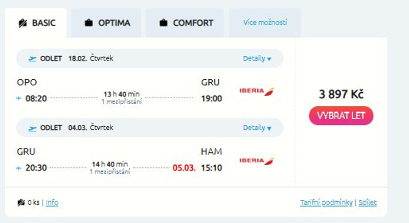 Letenky do Brazílie od 3 897 Kč. Jen pro odvážené.