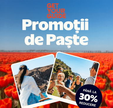 GetYourGuide - Promoții de Paște