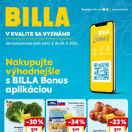 Billa - Bonus leták