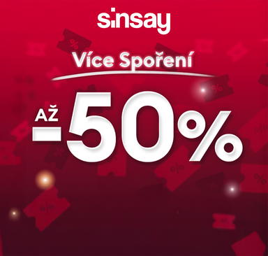 Sinsay - Slevy až 50 %