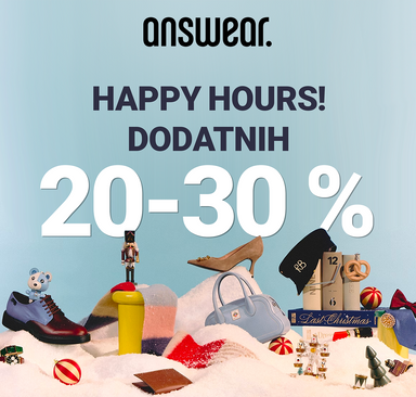 Answear - Happy hours dodatnih 20-30%
