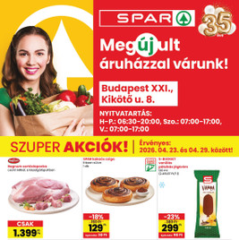 SPAR - Bp XXI., Kikötő u üzlet megújulás