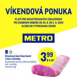 Metro - Víkendová ponuka