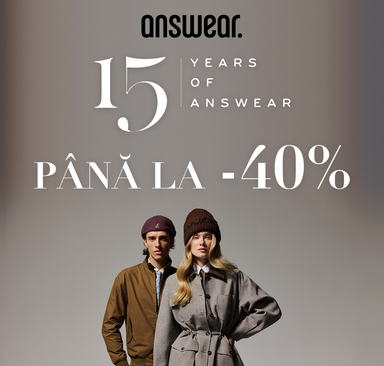 Answear - 15 years, reduceri până la 40%
