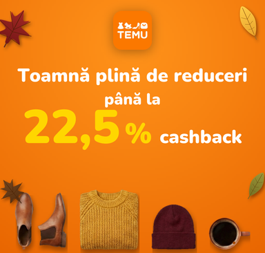 Temu - Toamnă plină de reduceri