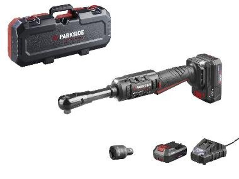 Aku ráčnový utahovák Parkside Performance i s akumulátorem a nabíječkou za 1 499 Kč v Lidlu