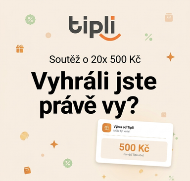 Soutěž o 20x500 Kč - Vyhráli jste?