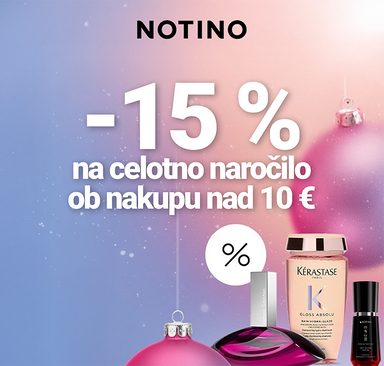 Notino - 15 % na celotno naročilo
