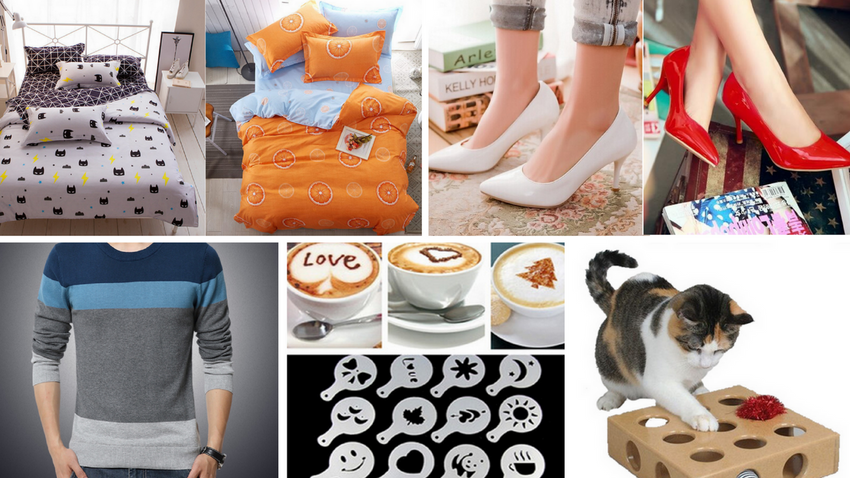 AliExpress tipy - dětské povlečení, lodičky, mikina