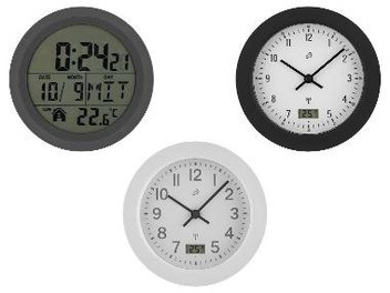 Koupelnové hodiny řízené rádiem za 130 Kč v Lidlu, jen online do 9. 12.