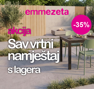Emmezeta - Sav vrtni namještaj s lagera -35 %